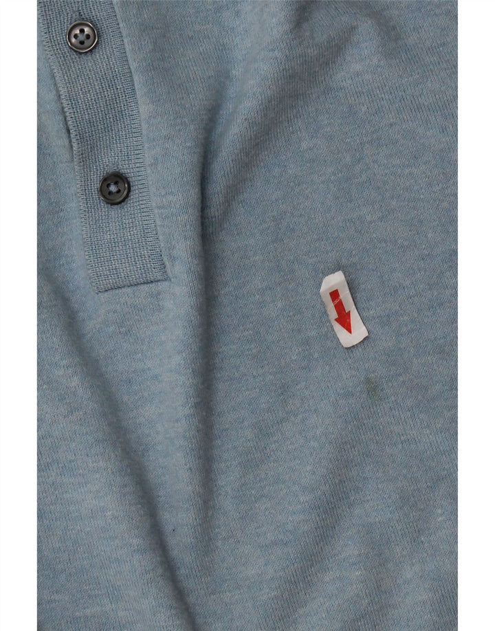 Marks & Spencer Mens Polo Shirt XL Blue Cotton