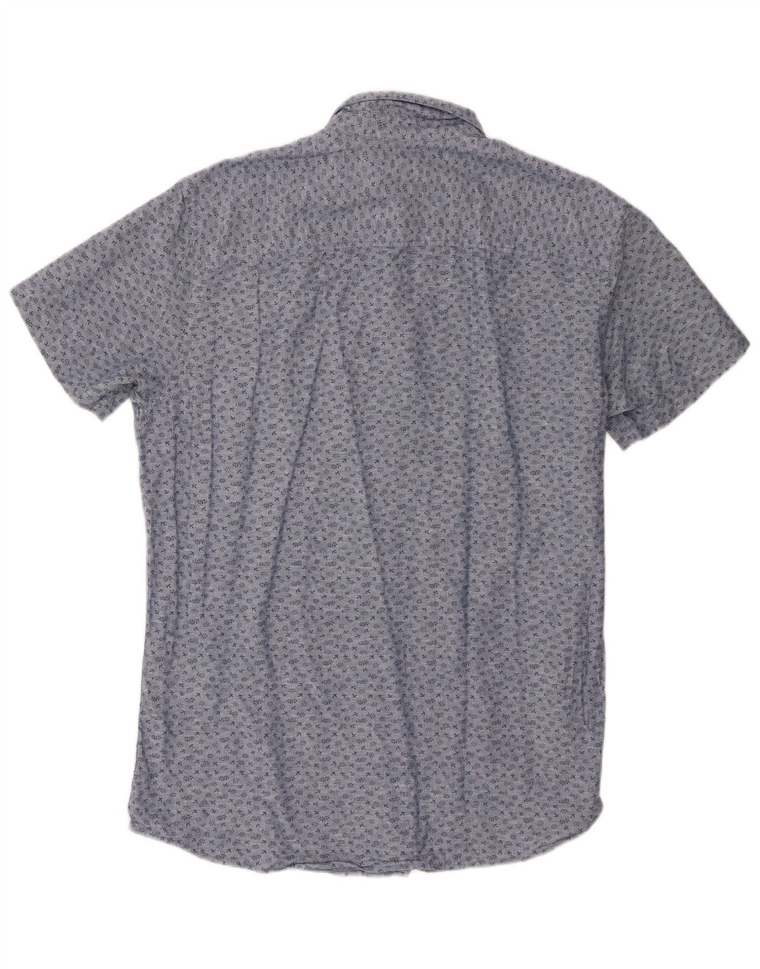 Jack & Jones Mens Slim Fit Shirt Large Blue Cotton