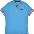 DIADORA Boys Polo Shirt 11-12 Years XL  Blue Cotton | Vintage Diadora | Thrift | Second-Hand Diadora | Used Clothing | Messina Hembry 