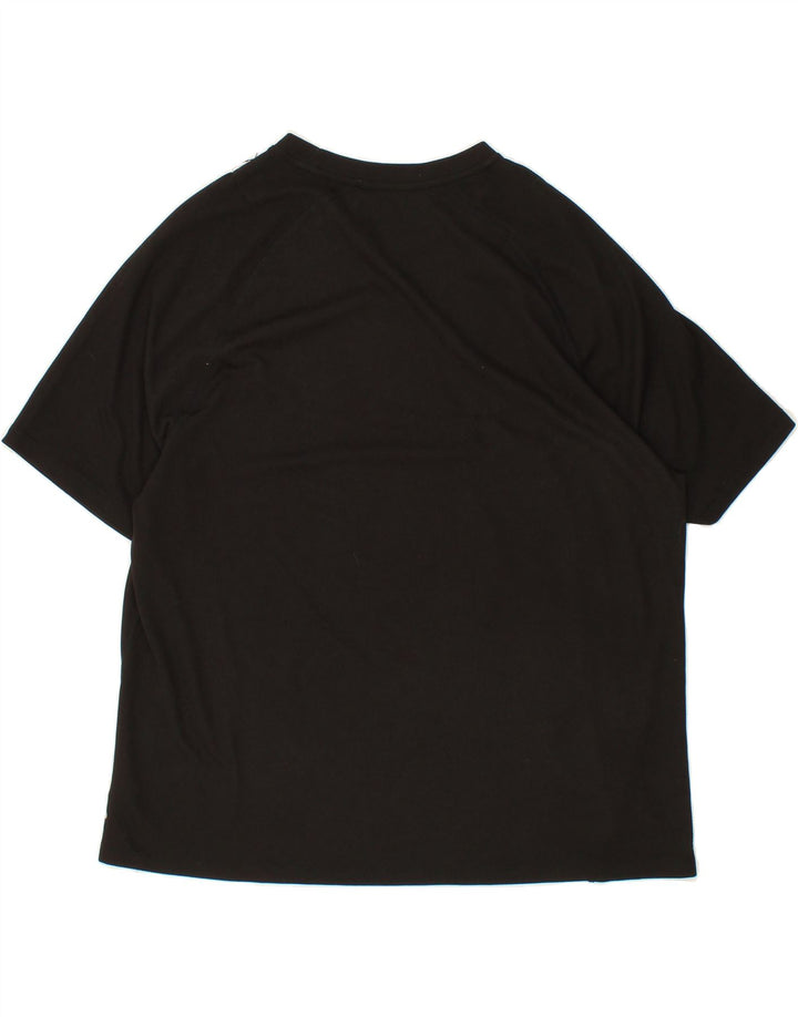 STARTER Mens T-Shirt Top XL Black Polyester Vintage Starter and Second-Hand Starter from Messina Hembry 