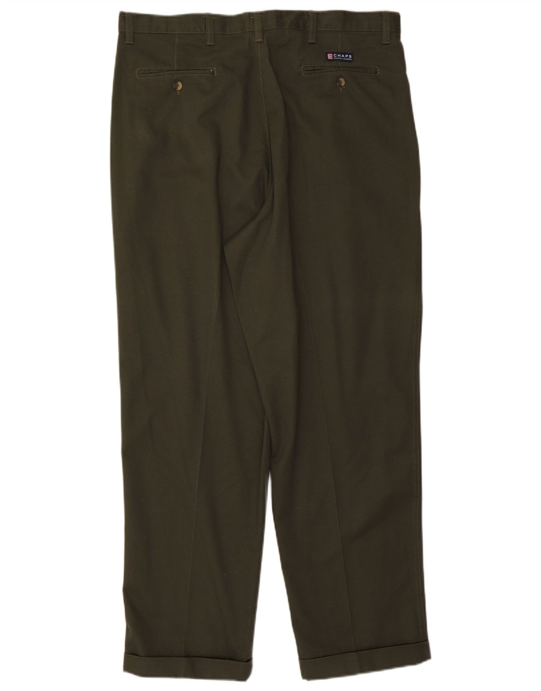 CHAPS RALPH LAUREN Mens Pegged Chino Trousers W38 L30  Khaki Cotton