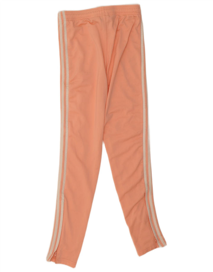 Adidas Girls Tracksuit Trousers 14-15 Years Orange Polyester