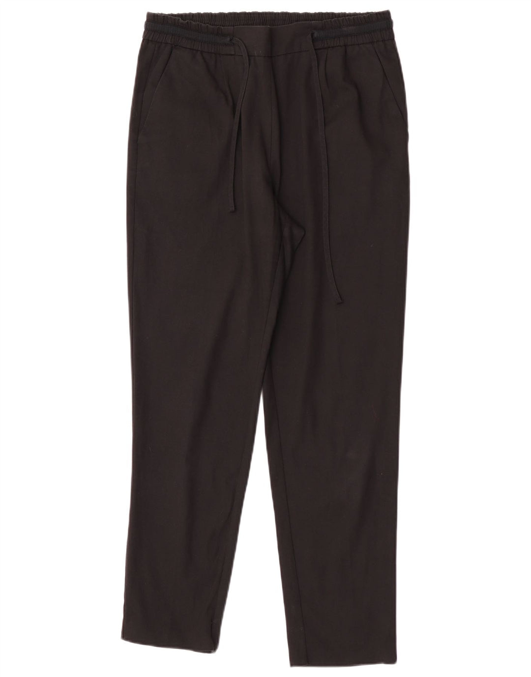Zara Womens Tapered Chino Trousers Medium W28 L27 Black