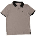 Izod Mens Polo Shirt XL Grey Colourblock Cotton