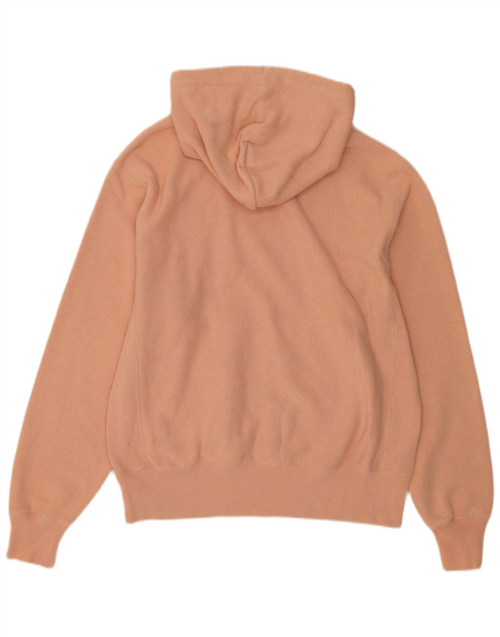 Champion Mens Hoodie Jumper Medium Pink Cotton