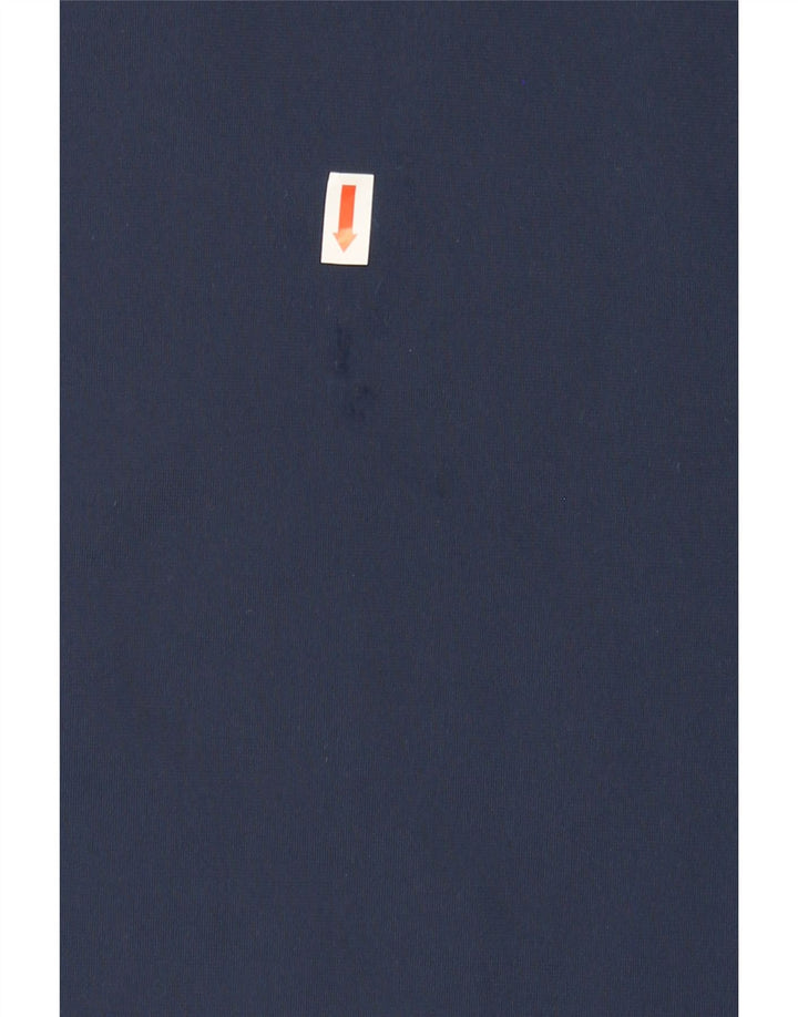 ASICS Womens Tracksuit Trousers UK 14 Large  Navy Blue Polyester Vintage Asics and Second-Hand Asics from Messina Hembry 