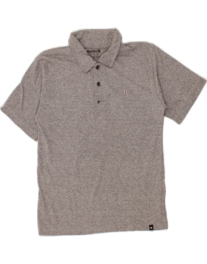 HURLEY Womens Polo Shirt UK 8 Small Grey Vintage Hurley and Second-Hand Hurley from Messina Hembry 