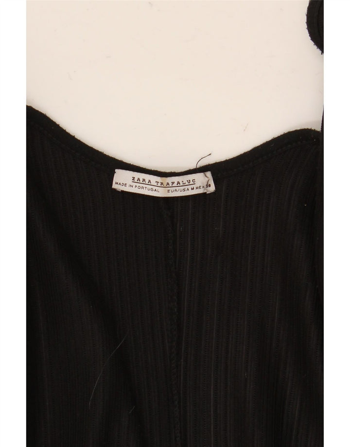 Zara Womens Oversized Poncho Cardigan Top UK 14 Medium Black