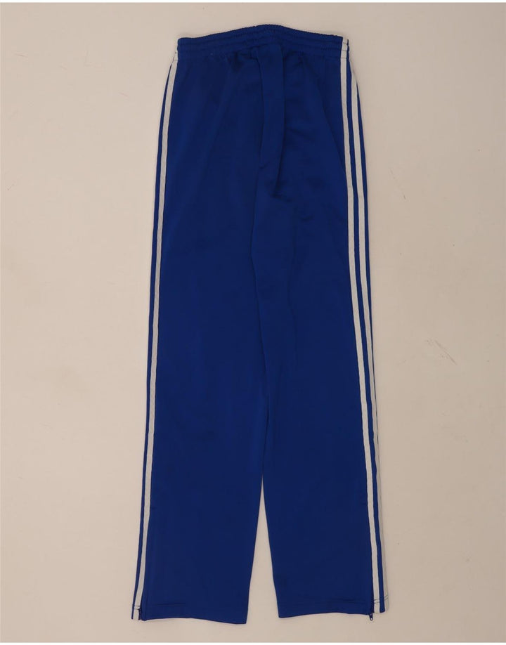 Adidas Womens Tracksuit Trousers UK 6 XS Blue Polyester