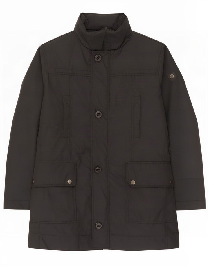Zara Mens Padded Coat UK 40 Large Black
