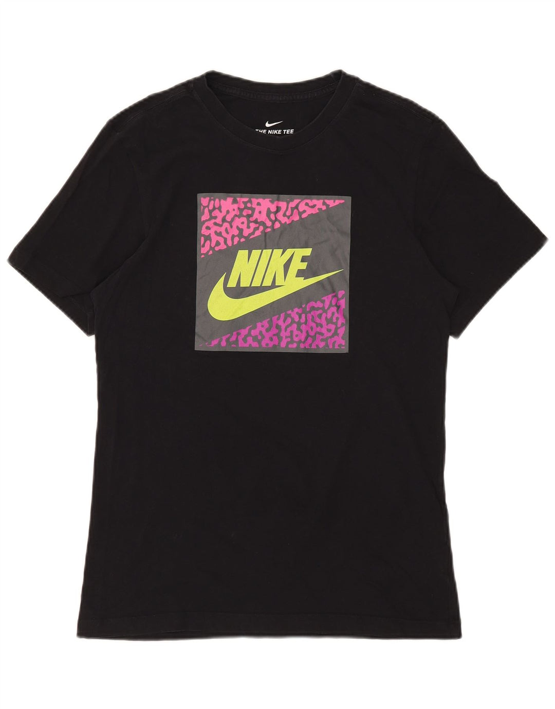 Nike Mens Graphic T-Shirt Top Small Black Cotton