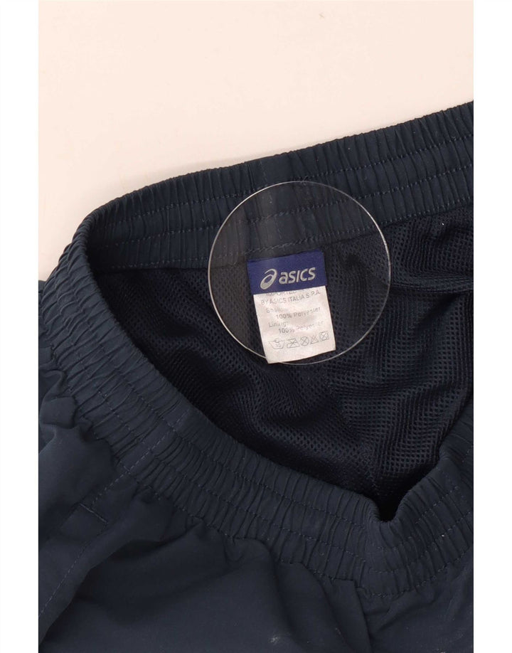 Asics Womens Tracksuit Trousers Large Navy Blue Polyester