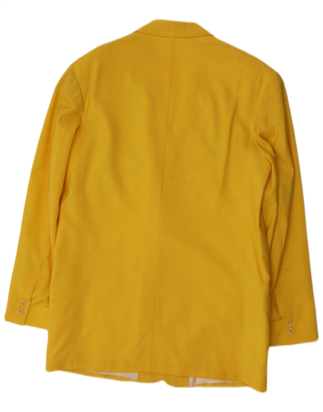 VINTAGE Mens 2 Button Blazer Jacket UK 40 Large Yellow Wool