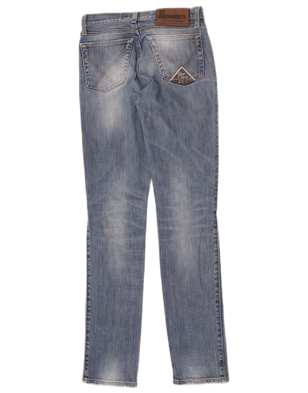 Roy Rogers Womens Slim Jeans IT 41 Small W27 L32 Blue Cotton