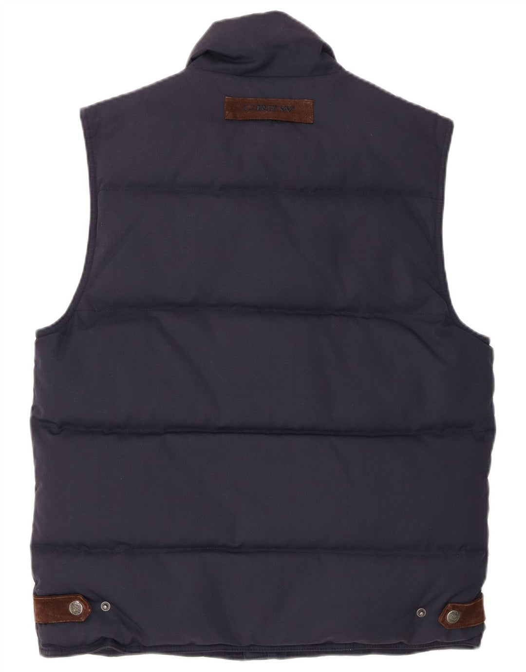 Crew Clothing Mens Padded Gilet UK 38 Medium Navy Blue Polyester
