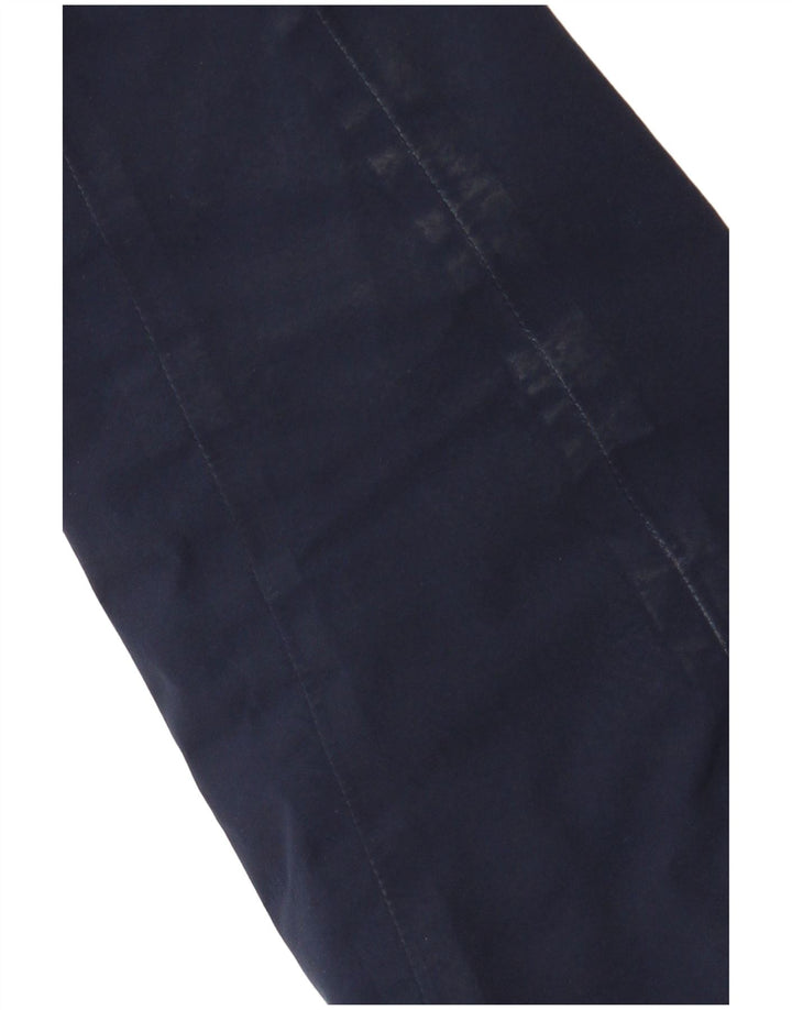 JACK WOLFSKIN Womens Oversized Hooded Windbreaker Coat UK 6 XS Navy Blue