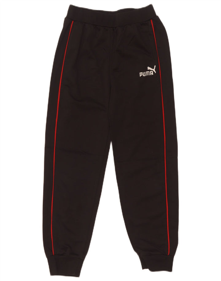Puma Boys Tracksuit Trousers Joggers 11-12 Years  Black Polyester