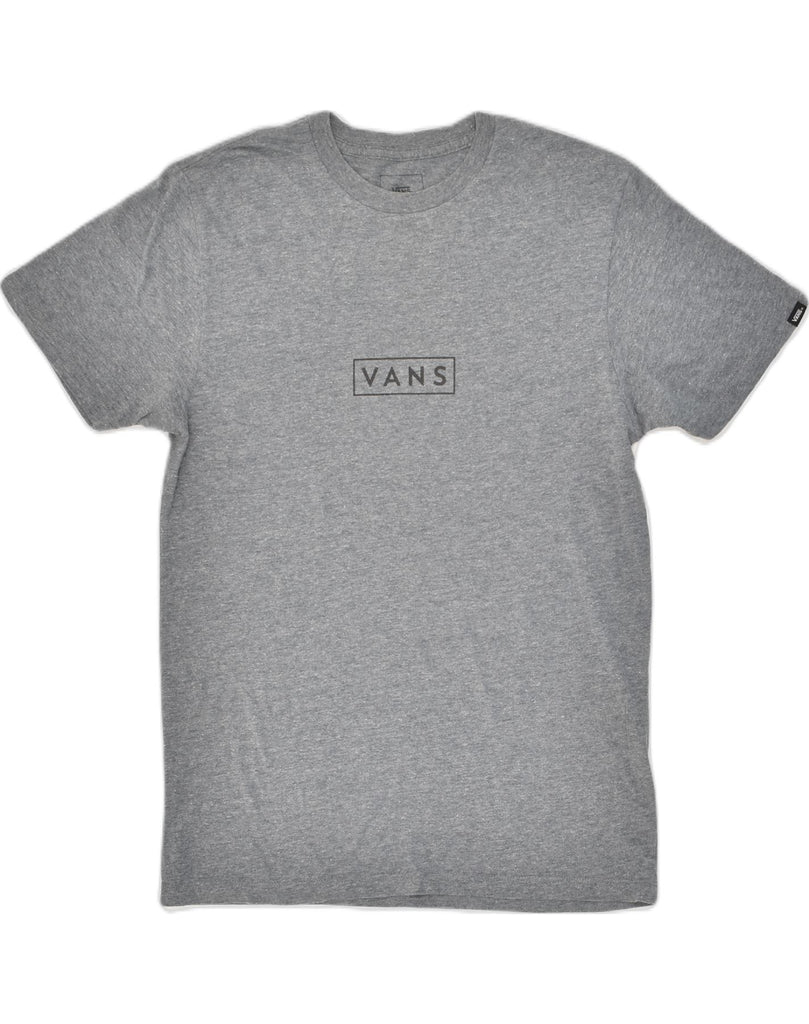 VANS Mens Custom Fit Graphic T-Shirt Top Small Grey Cotton | Vintage Vans | Thrift | Second-Hand Vans | Used Clothing | Messina Hembry 