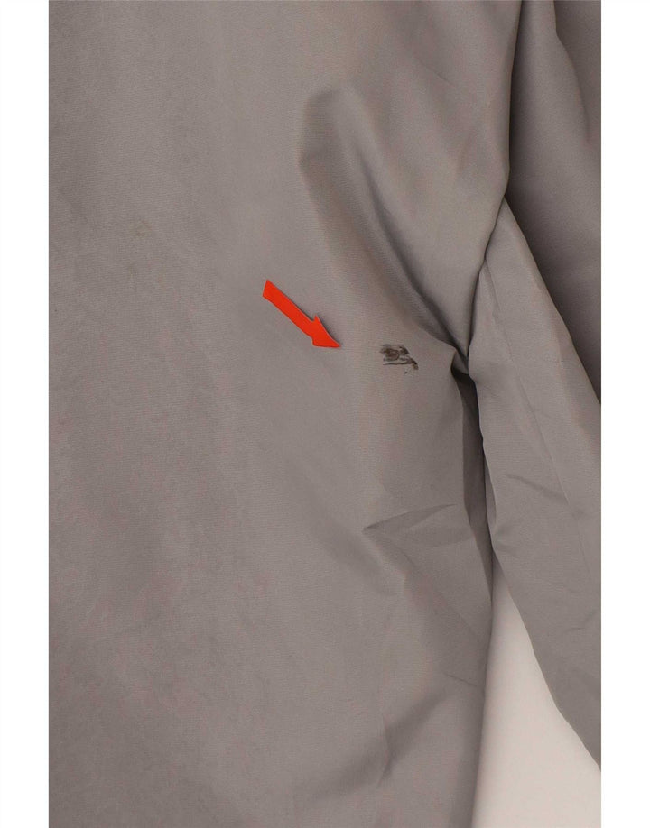 Marks & Spencer Mens Blue Harbour Bomber Jacket 3XL Grey Polyester