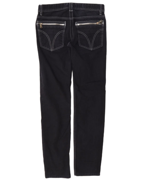 Dolce & Gabbana Womens Straight Jeans W30 L32 Navy Blue Cotton