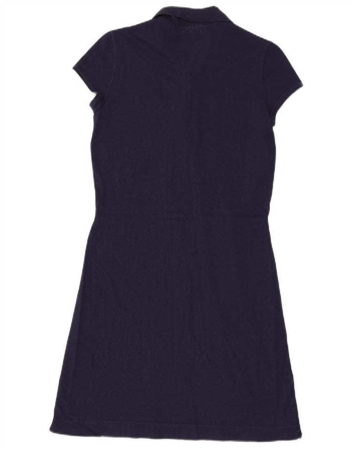 Lacoste Womens Polo Dress Size 40 Medium Navy Blue Cotton