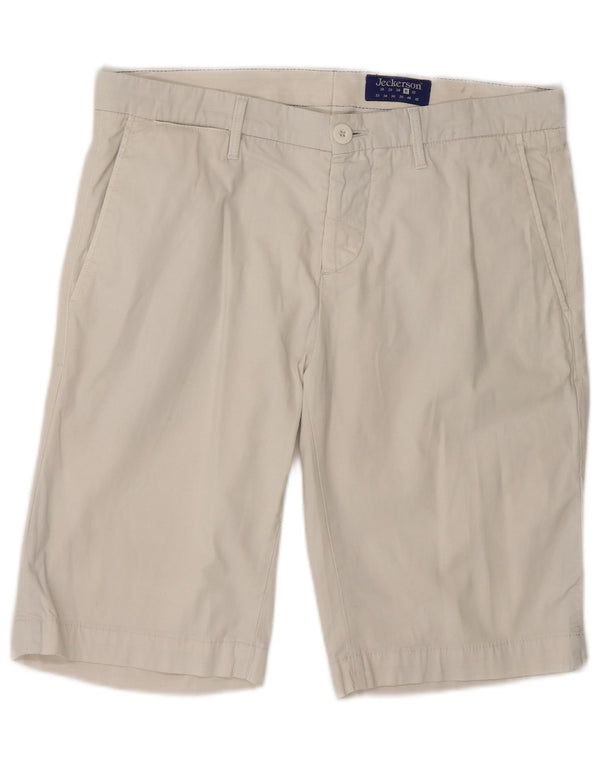 Jeckerson Womens Chino Shorts  W31 Medium Beige Cotton
