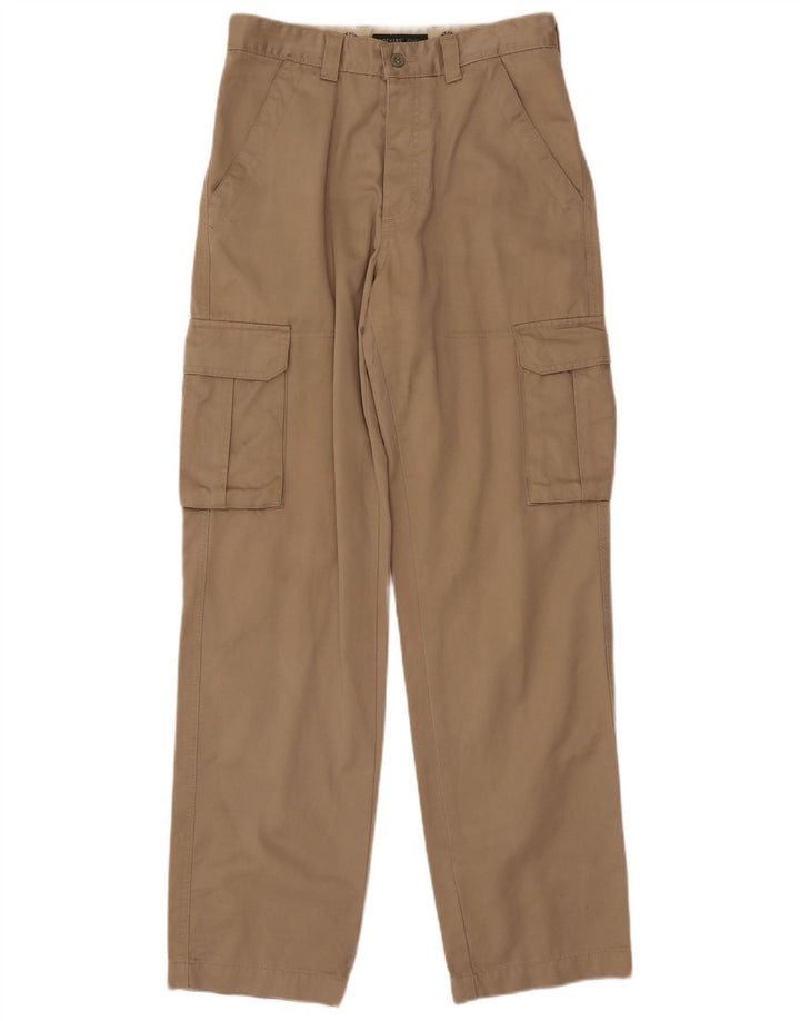 Dockers Mens Straight Cargo Trousers W30 L32 Beige Cotton