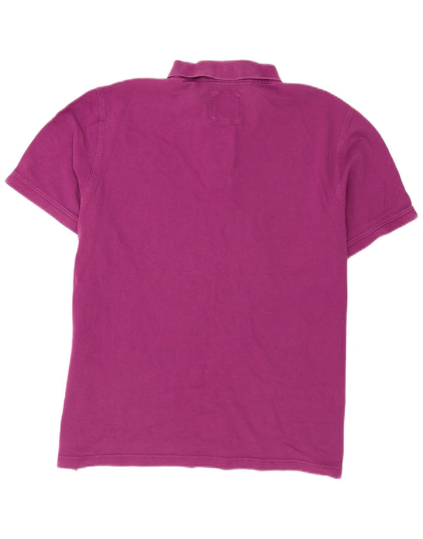 Crew Clothing Mens Polo Shirt 2XL Purple Cotton