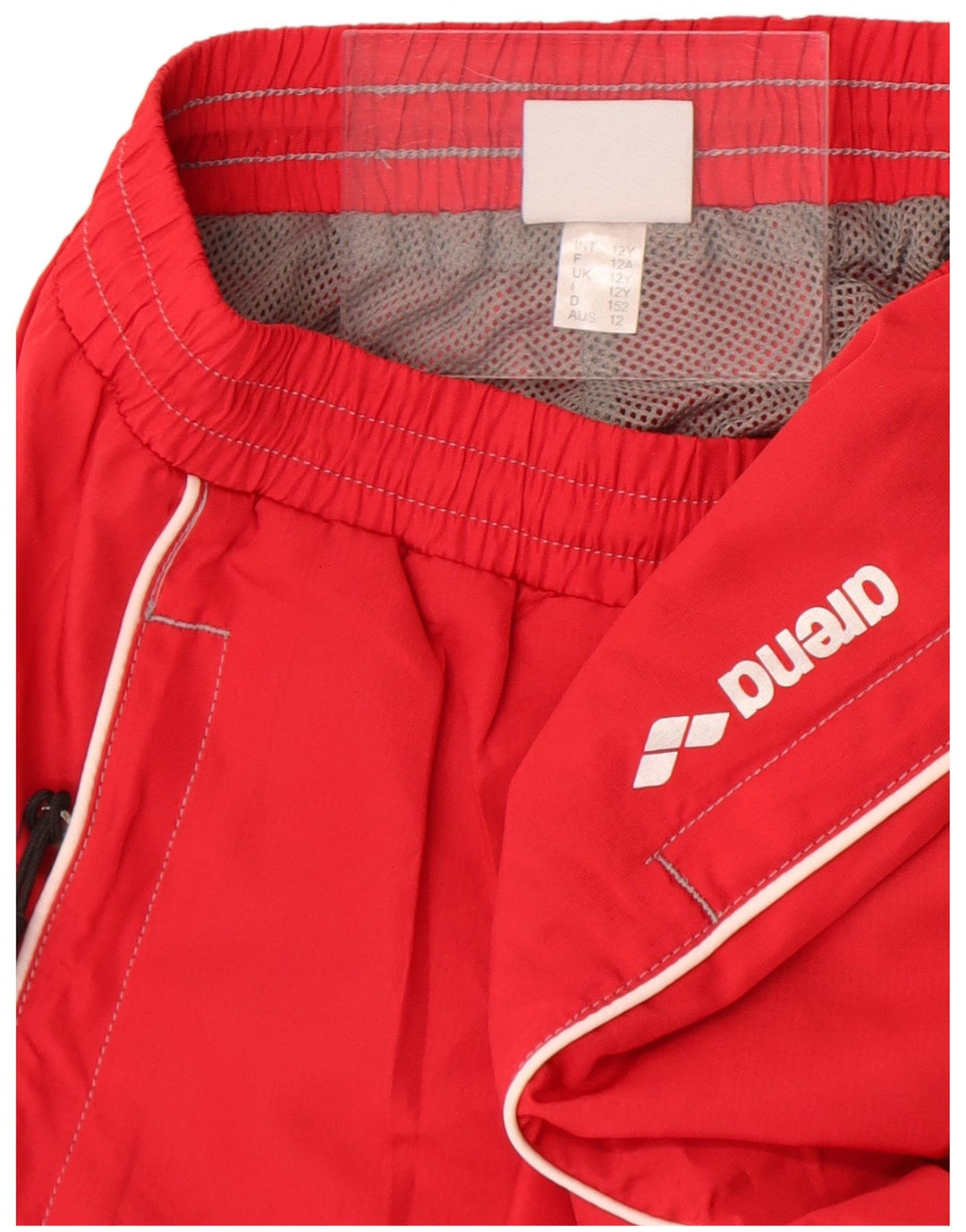 Arena Girls Waterproof Trousers 11-12 Years  Red Polyester