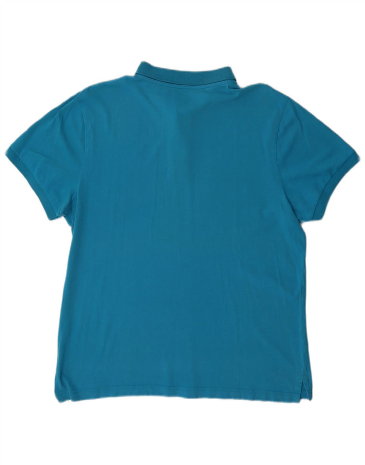 Nike Mens Polo Shirt Large Blue