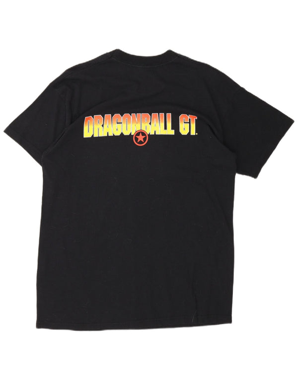 Vintage Mens  Dragon Ball GT 1997 Graphic T-Shirt Top Medium Black