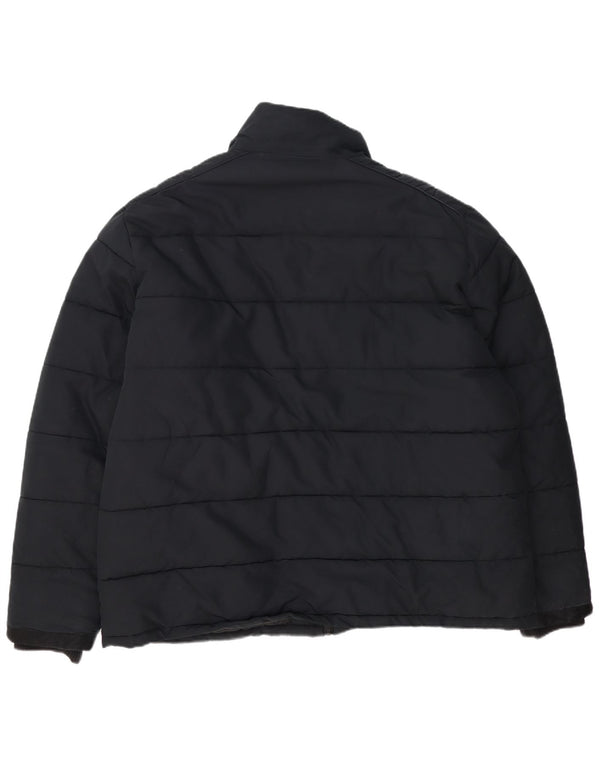 Marks & Spencer Mens Padded Jacket UK 46 3XL Black Polyester