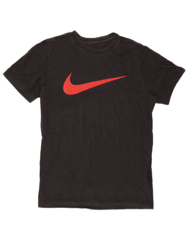 Nike Mens Graphic T-Shirt Top Small Black Cotton