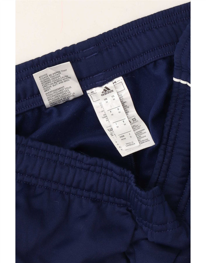 Adidas Mens Tracksuit Trousers Joggers Medium Navy Blue Polyester