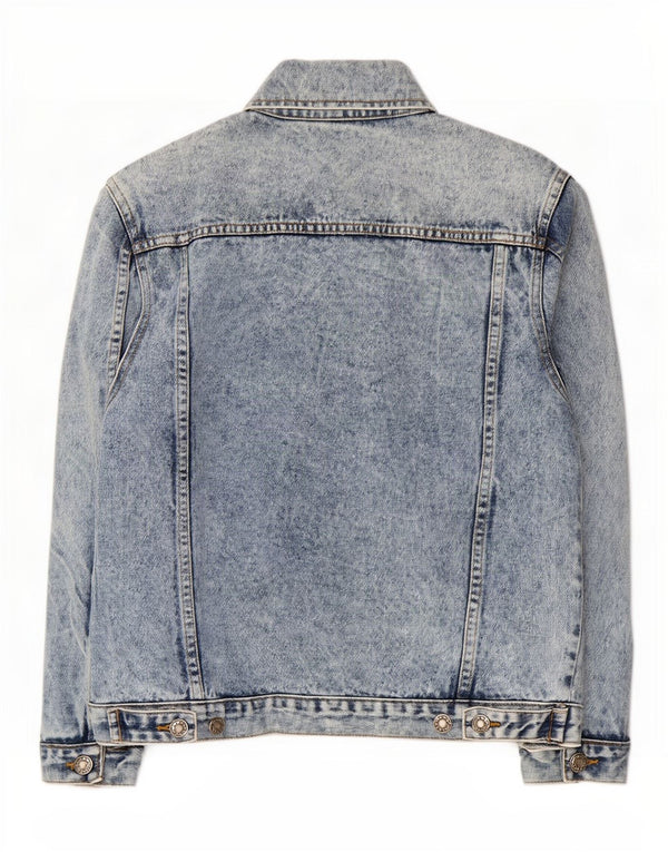 Vintage Boys Denim Jacket 11-12 Years Blue Cotton