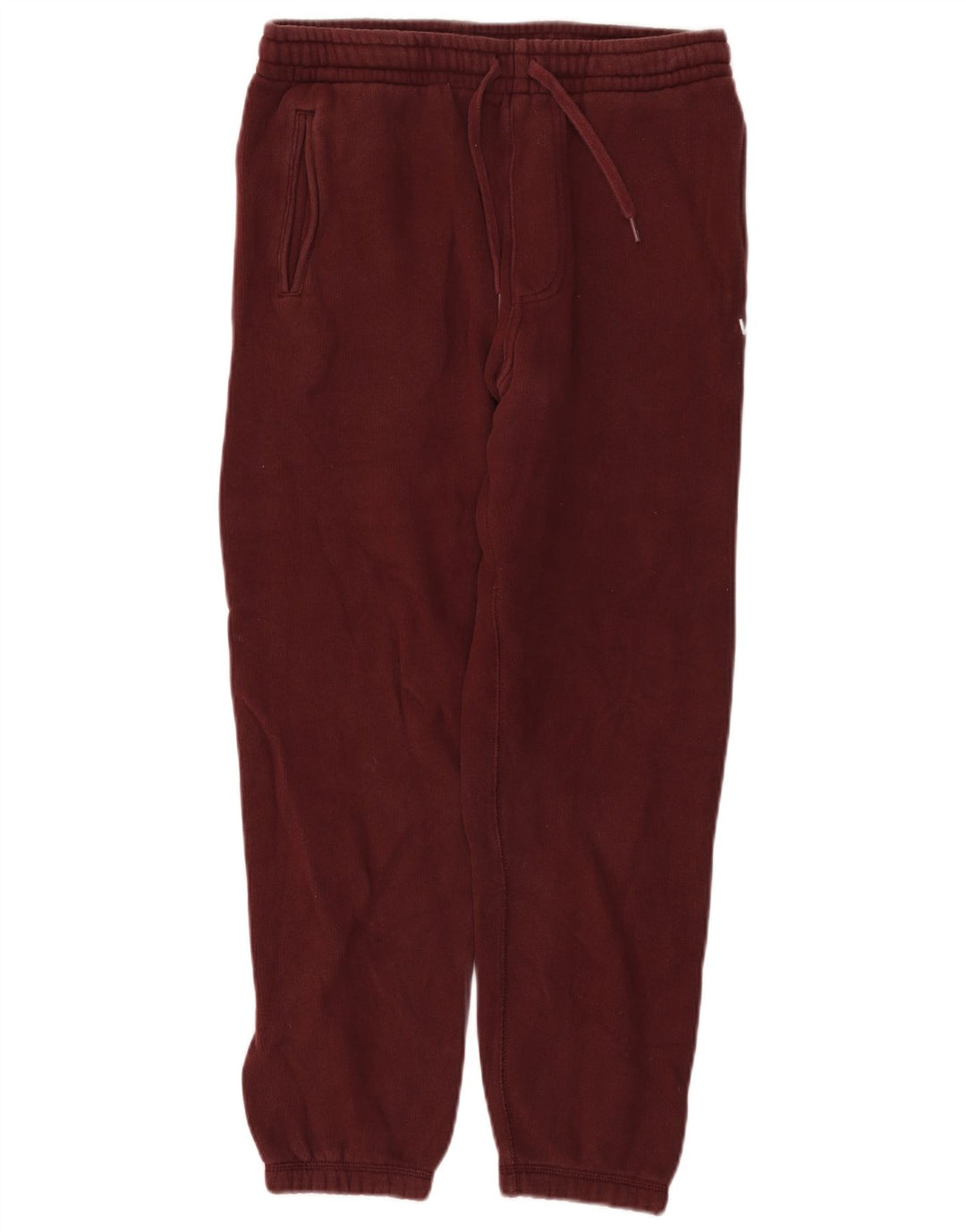Vans Mens Tracksuit Trousers Joggers Small Burgundy Cotton