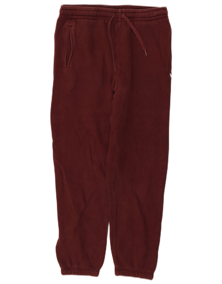 Vans Mens Tracksuit Trousers Joggers Small Burgundy Cotton
