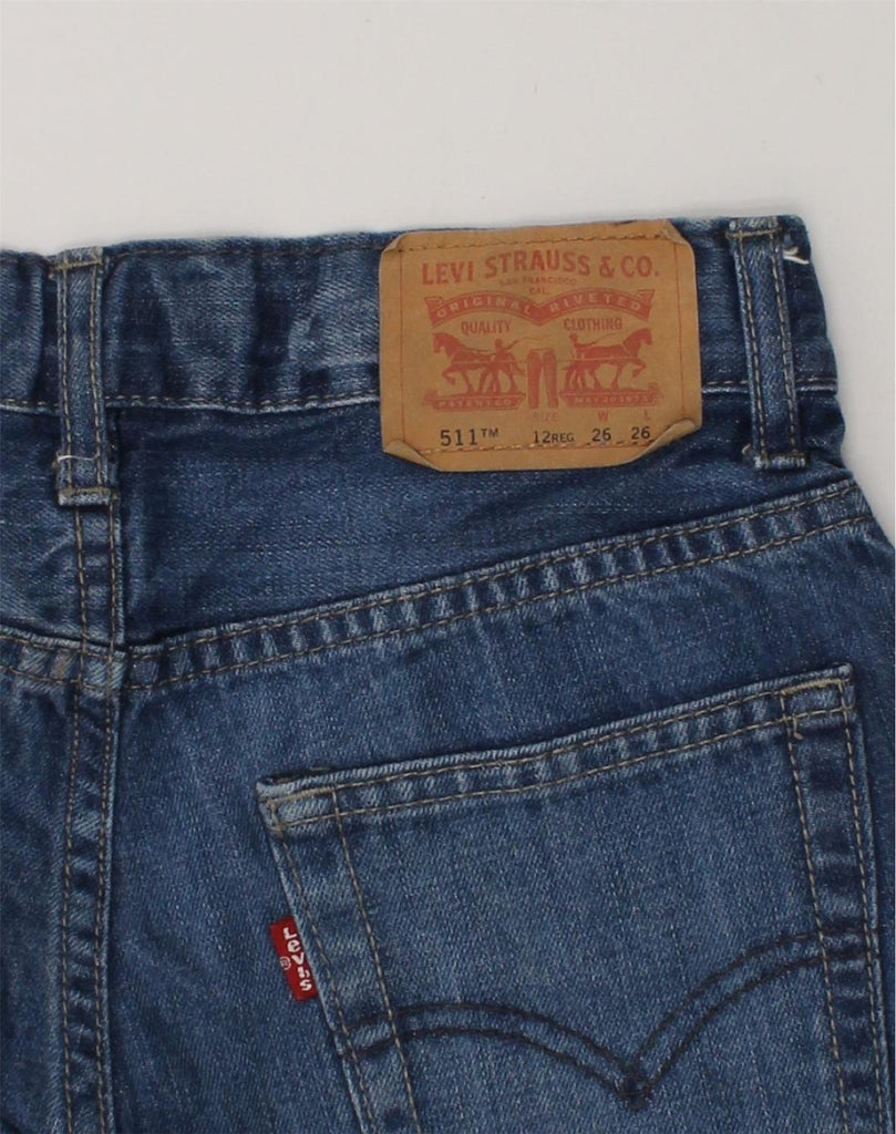 LEVI'S Girls 514 Slim Jeans 11-12 Years W26 L26 Blue Cotton | Vintage Levi's | Thrift | Second-Hand Levi's | Used Clothing | Messina Hembry 