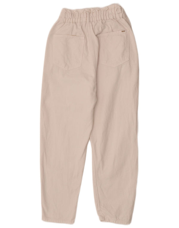 Zara Womens Tapered Jeans EU 36 XS W26 L25 White Cotton