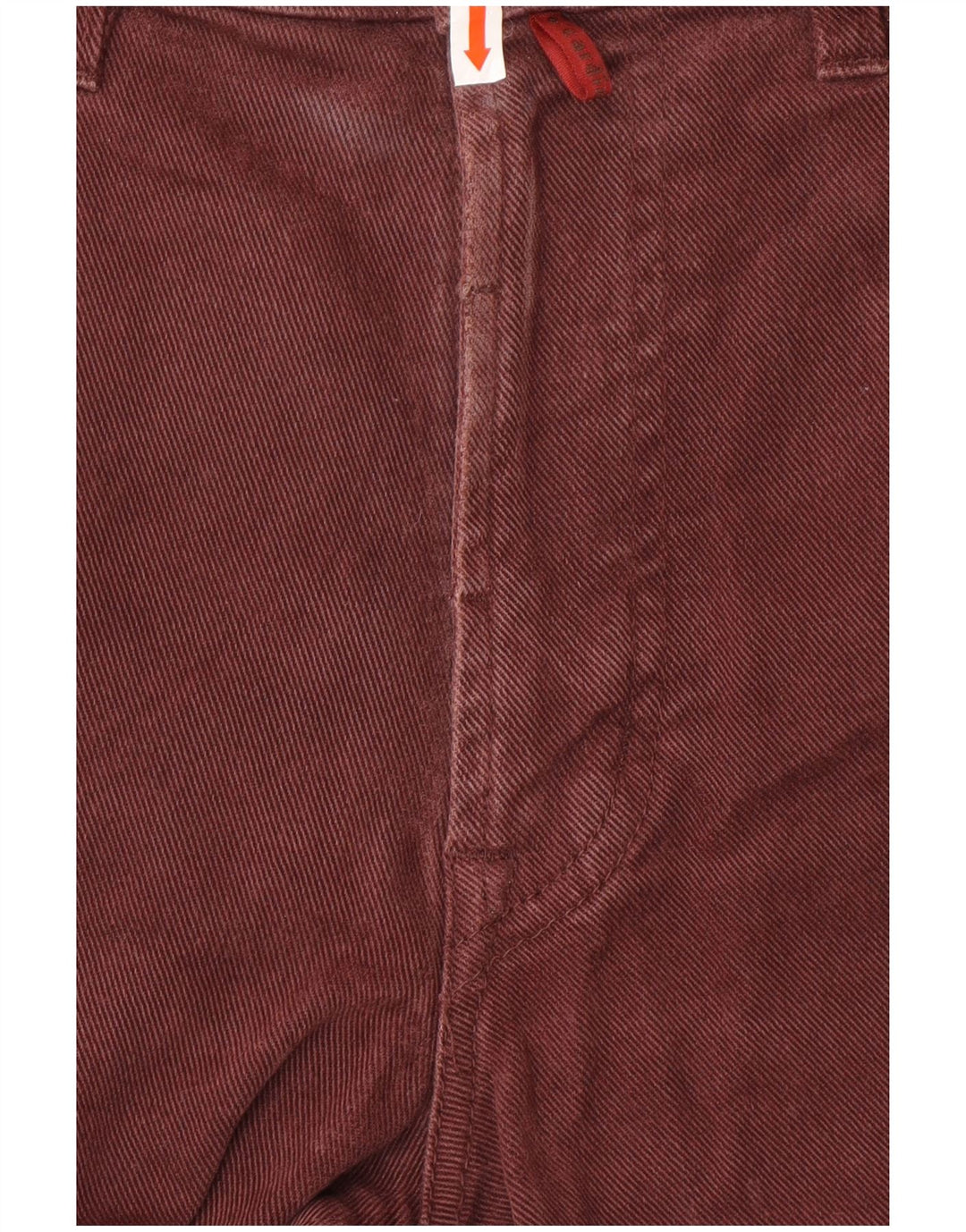 PIERRE CARDIN Mens Straight Jeans W33 L34 Maroon Cotton