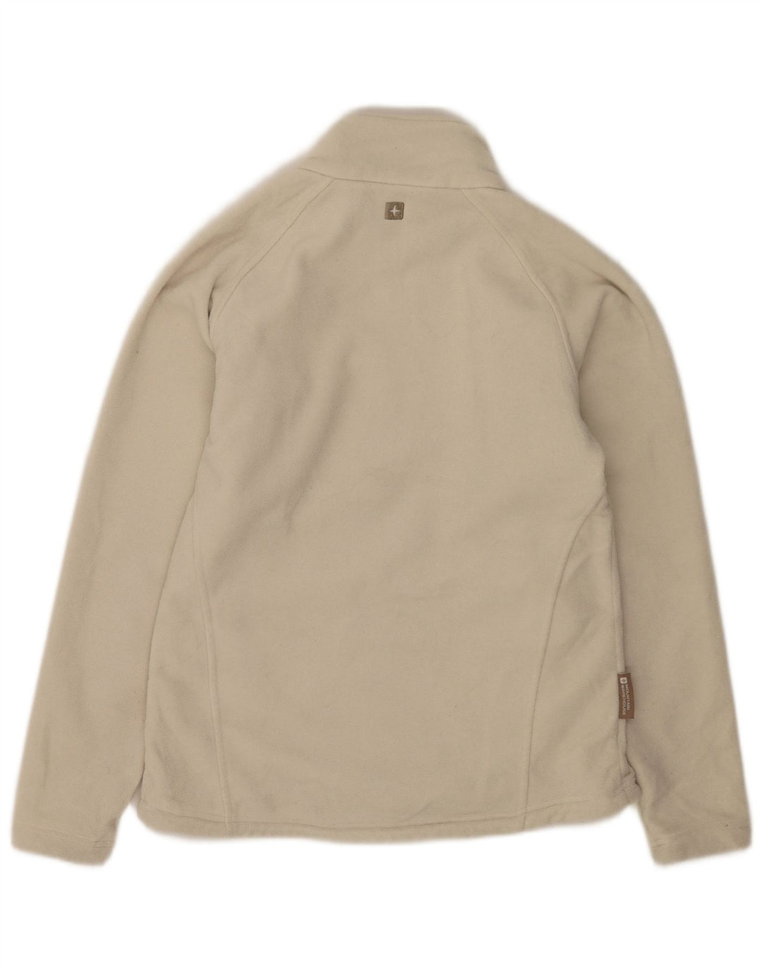Mountain Warehouse Womens Fleece Jacket UK 14 Medium Off White Polyester