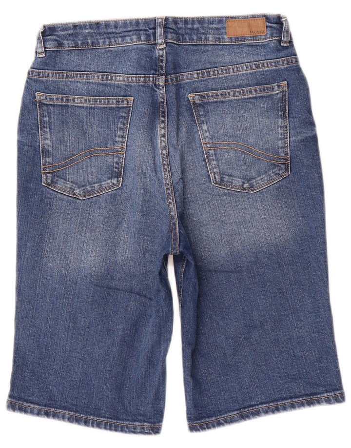 Fat Face Womens Denim Shorts UK 10 Small W28  Blue Cotton