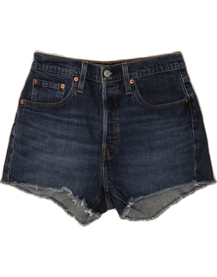 LEVI'S Womens 501 Denim Shorts W28 Medium Blue Cotton Vintage Levi's and Second-Hand Levi's from Messina Hembry 