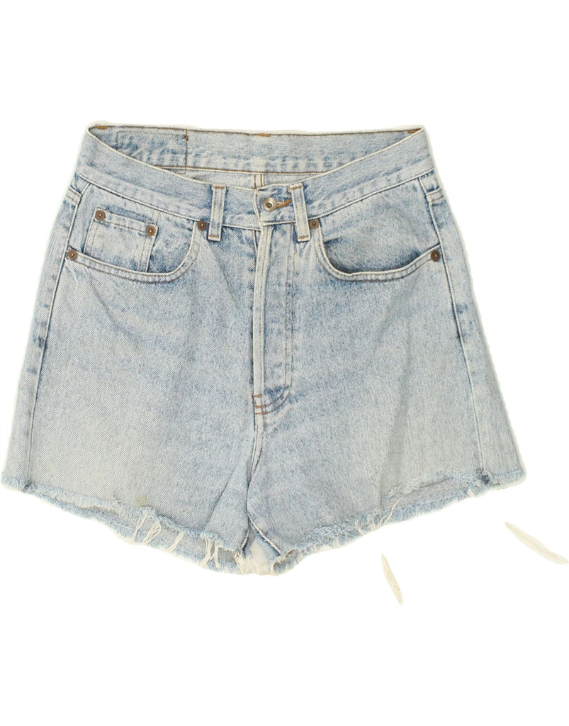 SCHOTT Mens Denim Shorts W30 Medium Blue Cotton | Vintage Schott | Thrift | Second-Hand Schott | Used Clothing | Messina Hembry 