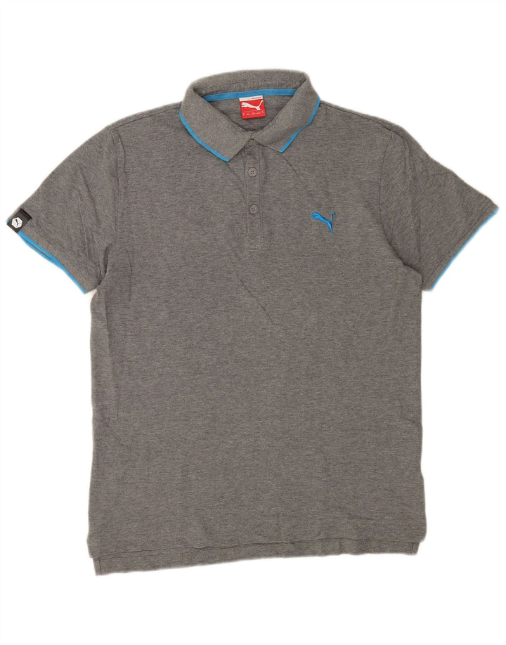 Puma Mens Polo Shirt Medium Grey