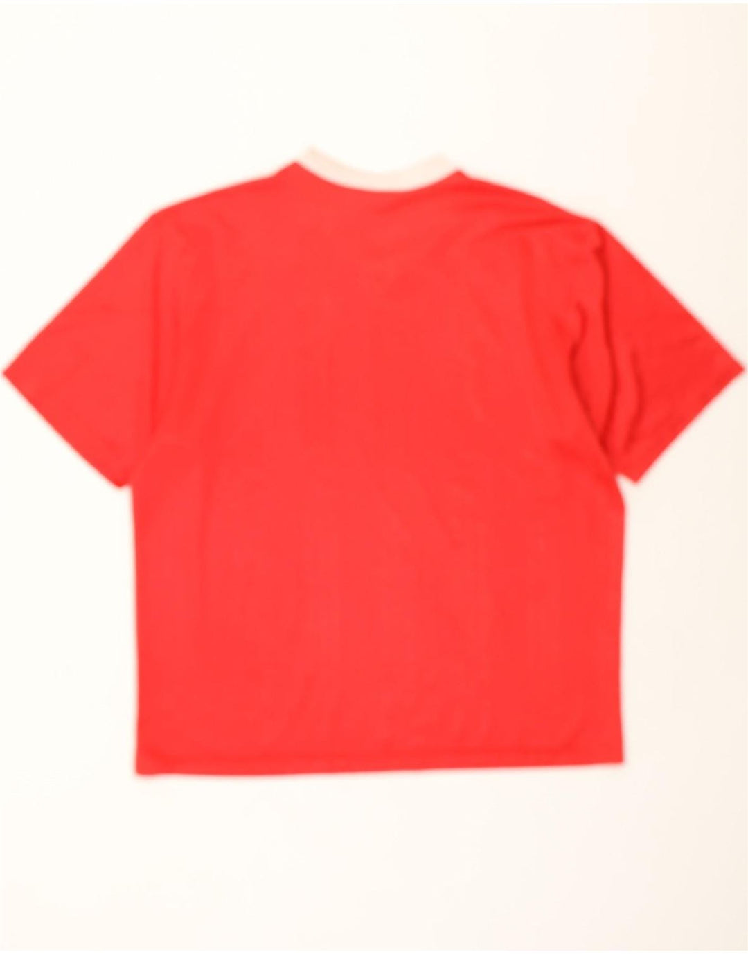 ADIDAS Mens Graphic T-Shirt Top XL Red Polyester
