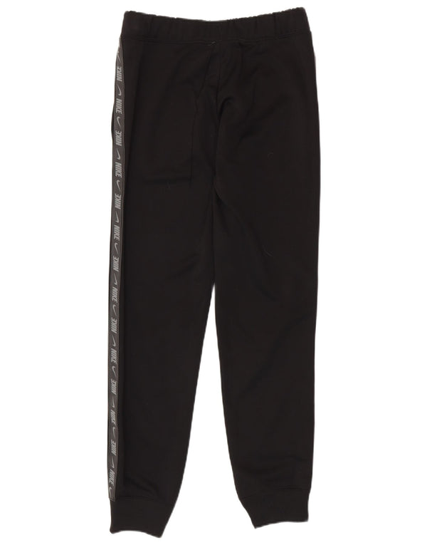 Nike Mens Graphic Tracksuit Trousers Joggers XS Black Polyester