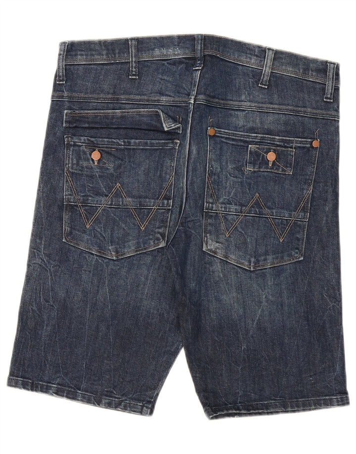 Wrangler Mens Kurt Denim Shorts W32 Medium Blue Cotton