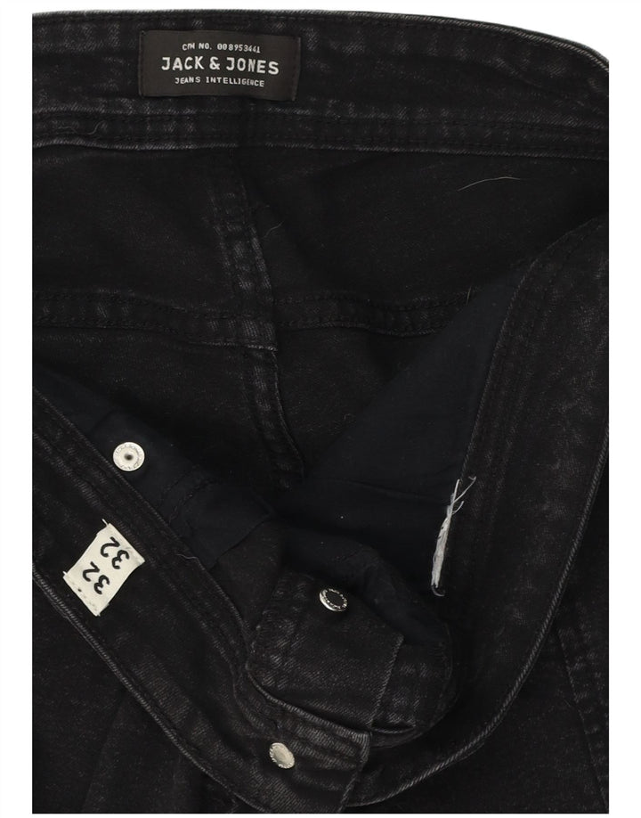 Jack & Jones Mens Tim Slim Jeans W32 L32 Black