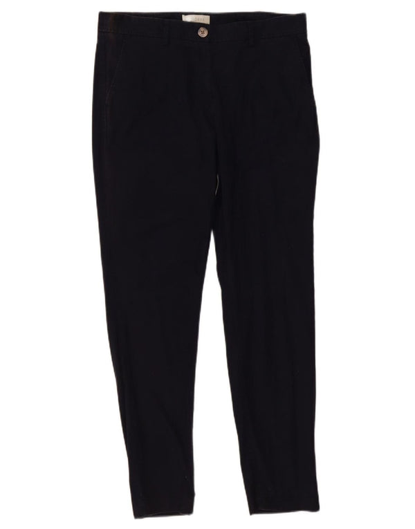 Hobbs Womens Skinny Chino Trousers UK 12 Medium W34 L31 Navy Blue